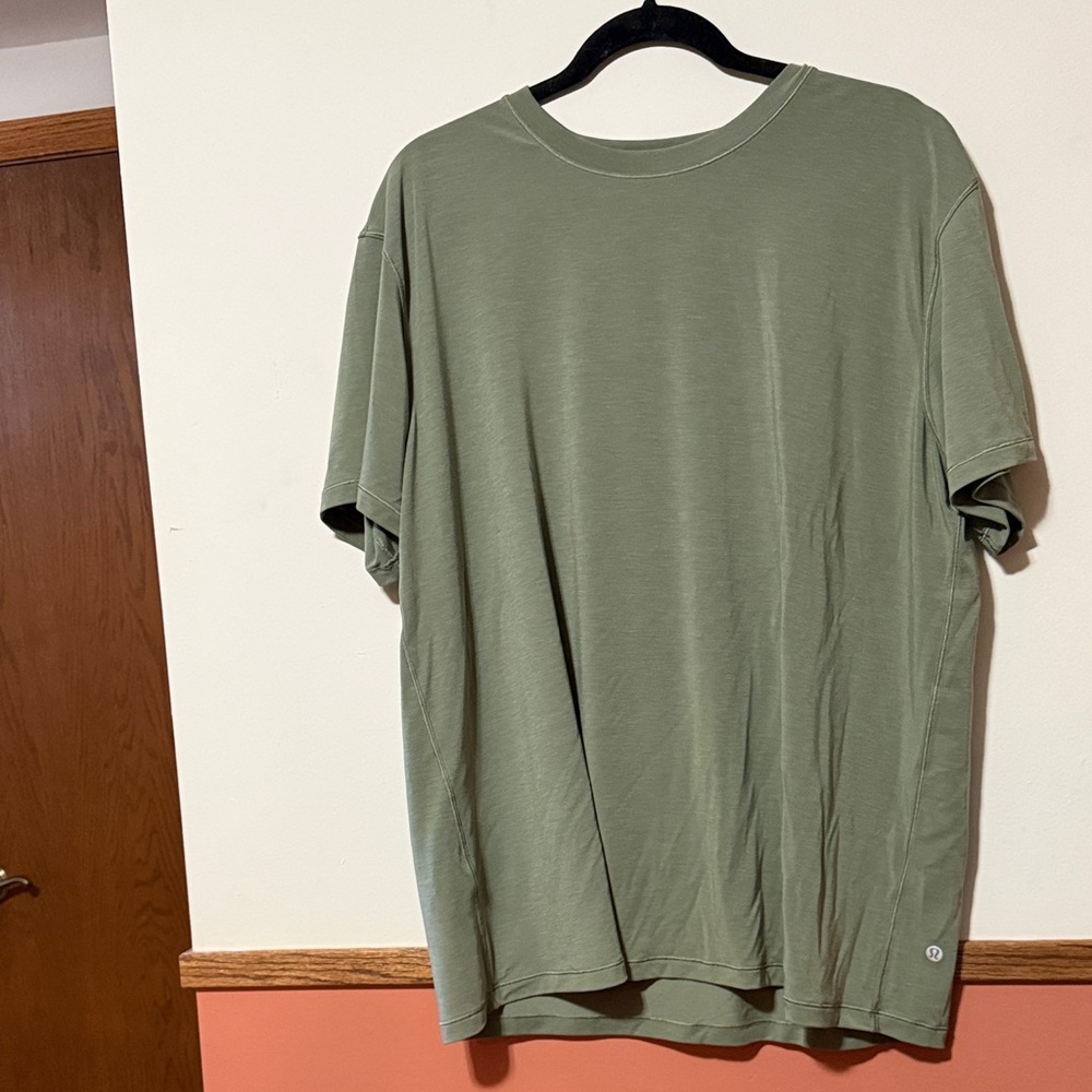 Lululemon Jersey Training Olive Green Short Sleeve